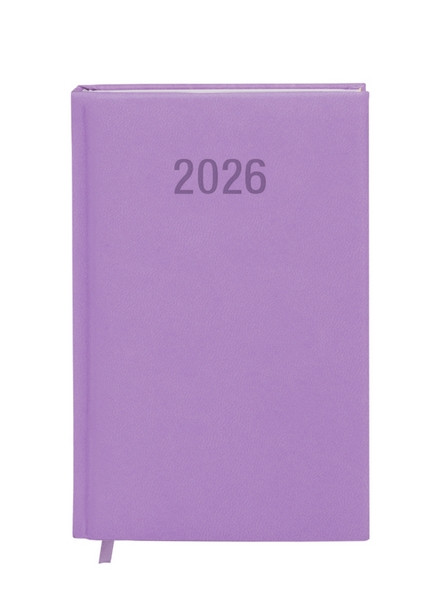 Kalendarz książkowy A6 TDW Colorfix liliowy Antra